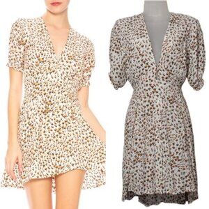 Faithfull the Brand Vanelli Floral Tie Waist Mini Dress Great Condition - 8